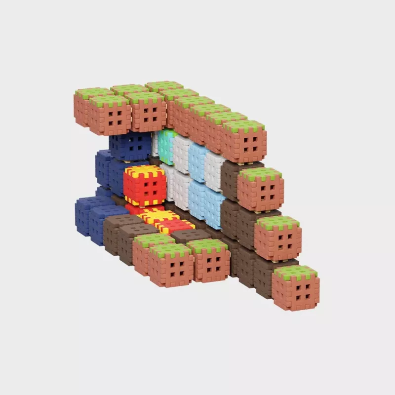 Construction Blocks Marioinex Mini Waffle 406 pieces — building set for creative play