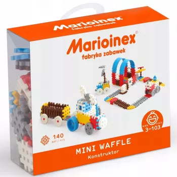 Construction Blocks Marioinex Mini Waffle Set 3 — 140 pieces, small interlocking building bricks