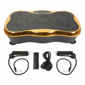 Extralink Vibration Platform for Exercise Fitness Moonwalk Spinmove Gold