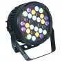 LIGHT4ME BLACK PAR 30x3W RGBA-UV LED spotlight