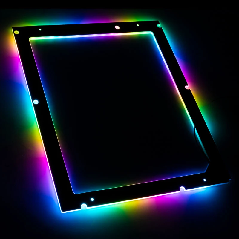 Lamptron ATX Mainboard ARGB LED Frame - black
