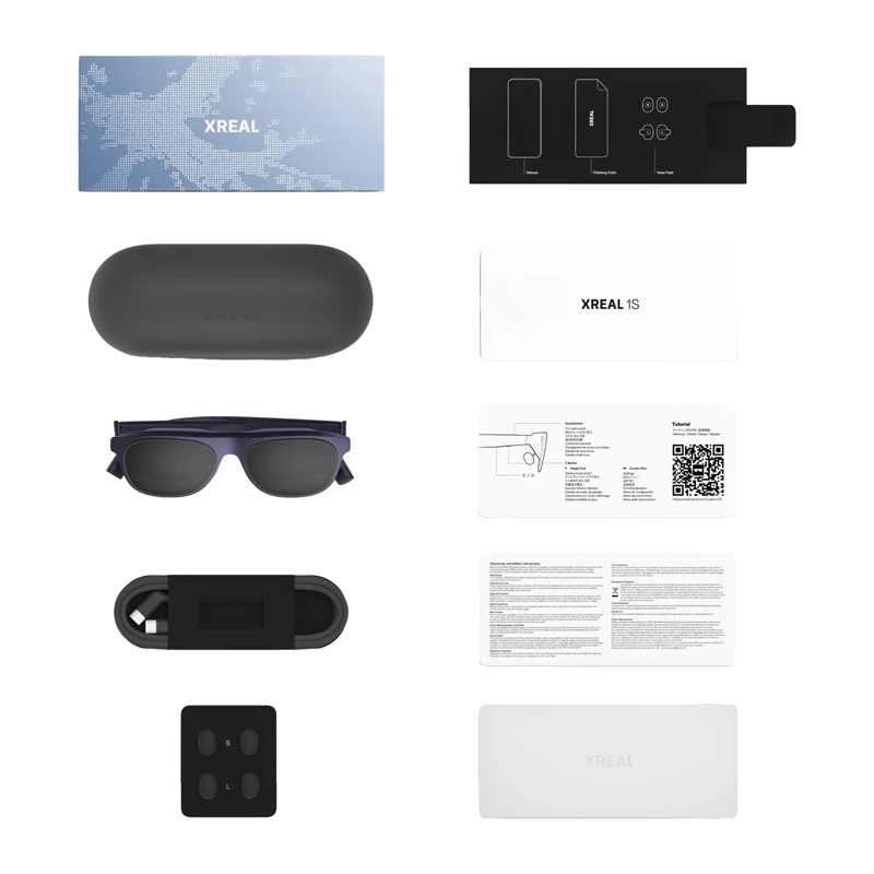 Augmented Reality Glasses XREAL 1S by XREAL — lightweight AR wearable with micro-OLED display