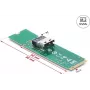 Converter M.2 Key M to 1× SFF-8654 4i DELOCK 64361