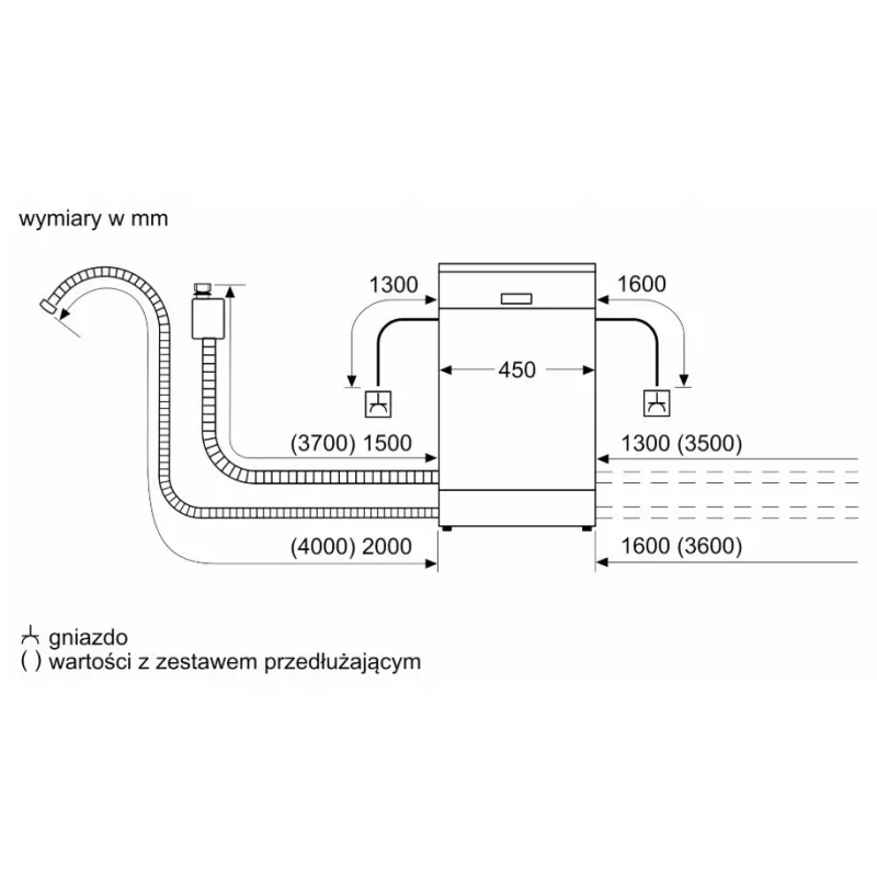 Dishwasher SPV4HKX12E Series 4 with Home Connect