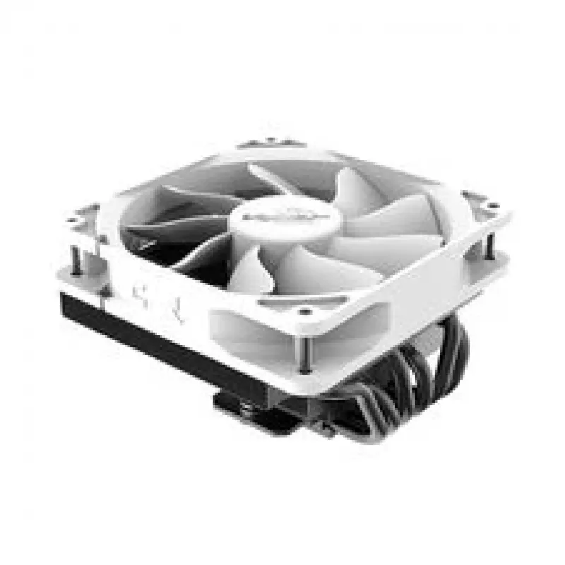 CPU cooler Akasa VIPER H6L white — low-profile air cooler, single fan, tower heatsink