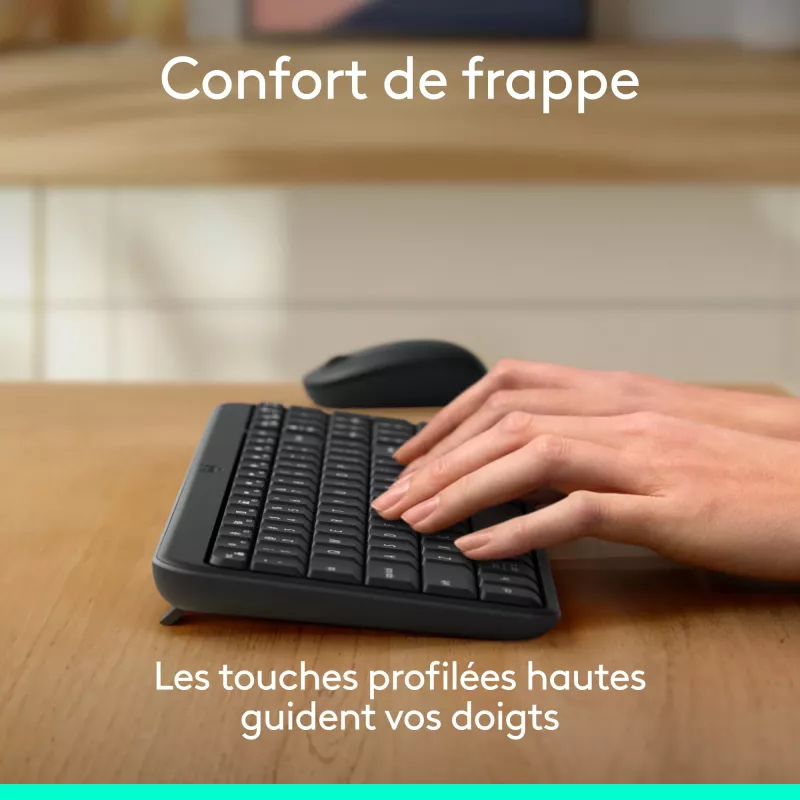 Logitech MK250 - Keyboard-and-Mouse-Set - Wireless