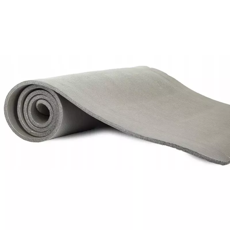 Extralink | Exercise Mat | fitness grey yoga and aerobics 180x60cm