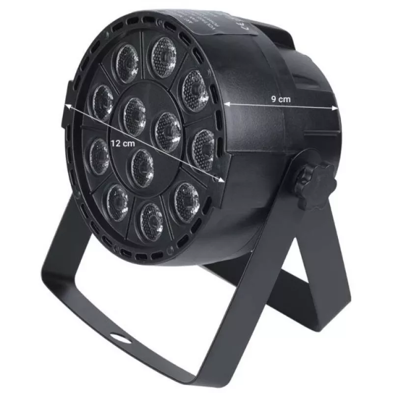 LIGHT4ME P12 LED PAR RGBW - Par LED RGBW, pilot