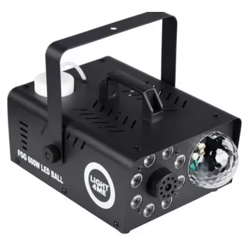 LIGHT4ME FOG 600W LED BALL - Smoke/Fog Machine smoke illumination effect/disco ball, Wireless Remote