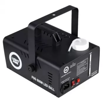 LIGHT4ME FOG 600W LED BALL - Smoke/Fog Machine smoke illumination effect/disco ball, Wireless Remote