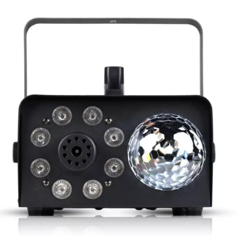 LIGHT4ME FOG 600W LED BALL - Smoke/Fog Machine smoke illumination effect/disco ball, Wireless Remote