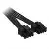 Corsair Premium Sleeved 2x 8-Pin to 12V-2x6-Cable, for Type-4-Power Supply - black