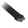 Corsair Premium Sleeved 12V-2x6 to 12V-2x6-Cable, Universal - black
