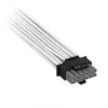 Corsair Premium Sleeved 12V-2x6 to 12V-2x6-Cable, Universal - White