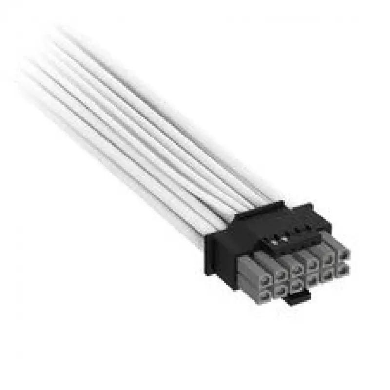 Corsair Premium Sleeved 12V-2x6 to 12V-2x6-Cable, Universal - White