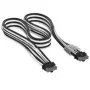 Corsair Premium Sleeved 12V-2x6 to 12V-2x6-Cable, Universal - black/White