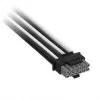 Corsair Premium Sleeved 12V-2x6 to 2x 6+2-Pin-PCIe-Cable, Universal - black/White
