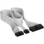 Corsair Premium Sleeved 24-Pin-ATX-Cable, Gen 5, for Type-5-Power Supply - White