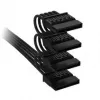 Corsair Premium Sleeved 4x SATA-Power Cable, for Type-5-Power Supply - black