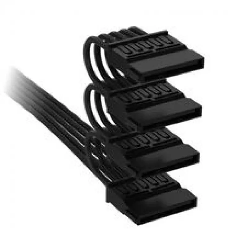 Corsair Premium Sleeved 4x SATA-Power Cable, for Type-5-Power Supply - black