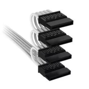 Corsair Premium Sleeved 4x SATA-Power Cable, for Type-5-Power Supply - White