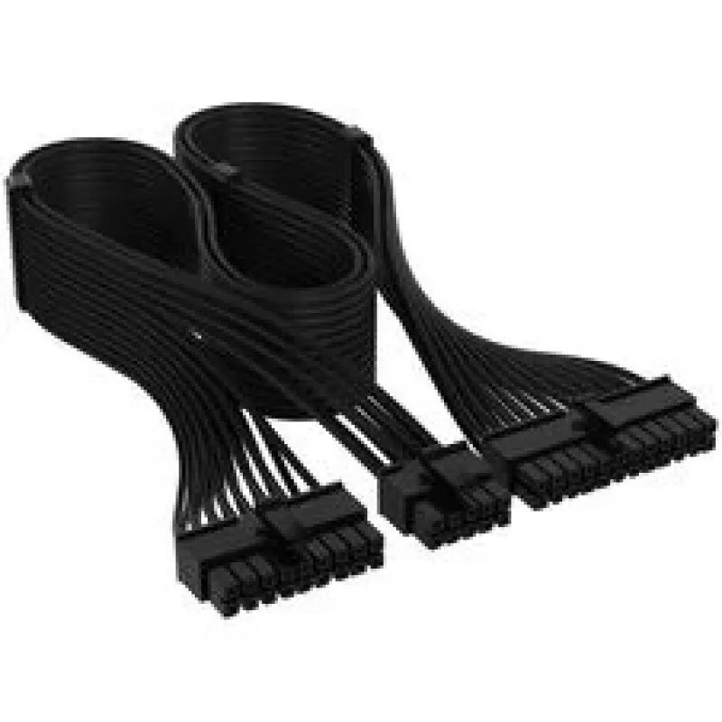 Corsair cable set, Type 4, DC Cable Pro Kit, individually sleeved - black