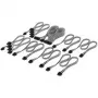 Corsair cable set, Type 4, DC Cable Pro Kit, individually sleeved - black / White