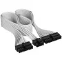 Corsair Cable, Type 4, ATX Motherboard Power Connector, 24-pin, 610mm, individually sleeved - White