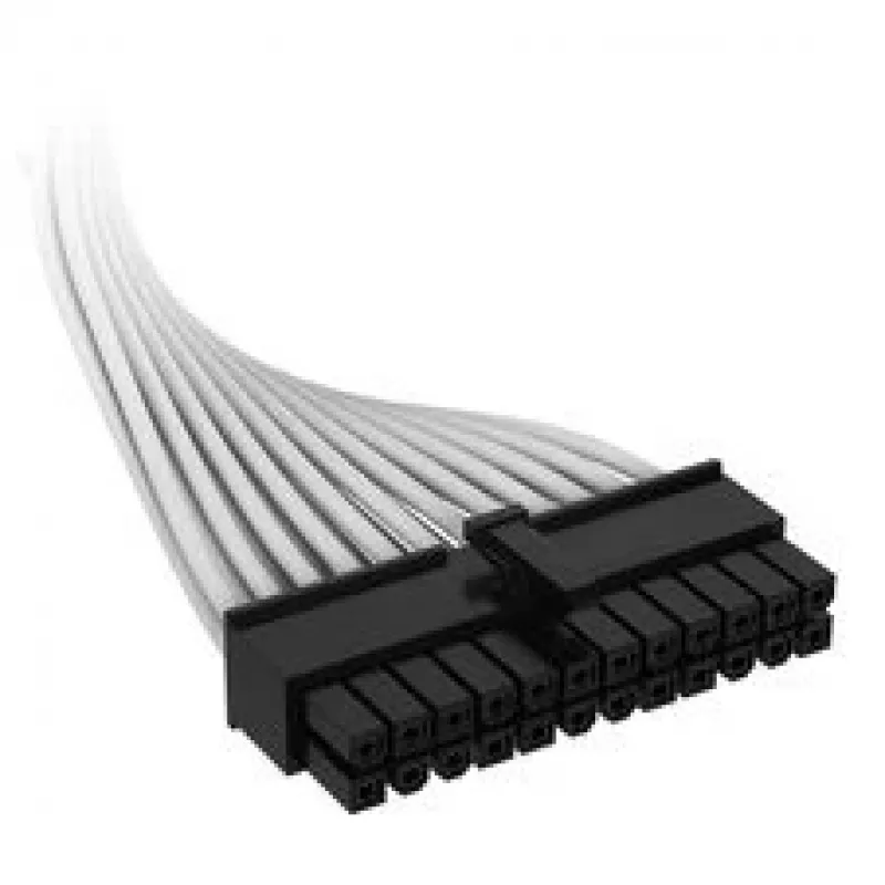 Corsair Cable, Type 4, ATX Motherboard Power Connector, 24-pin, 610mm, individually sleeved - White