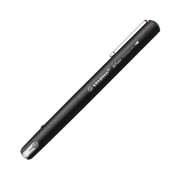 Fineliner pen Stabilo dr!ver 1088/41 — blue ink, 0.4 mm line, black barrel