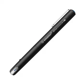 Fineliner pen Stabilo dr!ver Medium (0.8 mm) — Blue ink, black barrel