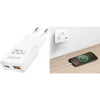 Logilink PA0346 Power Adapter White