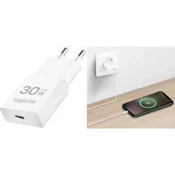 Logilink PA0347 Power Adapter White