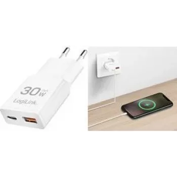 Logilink PA0348 Power Adapter White