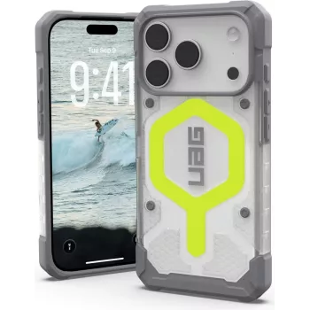 UAG Urban Armor Gear Pathfinder MagSafe Case | Apple iPhone 17 Pro | active neon (transparent) | 114551118181 (114551118181)