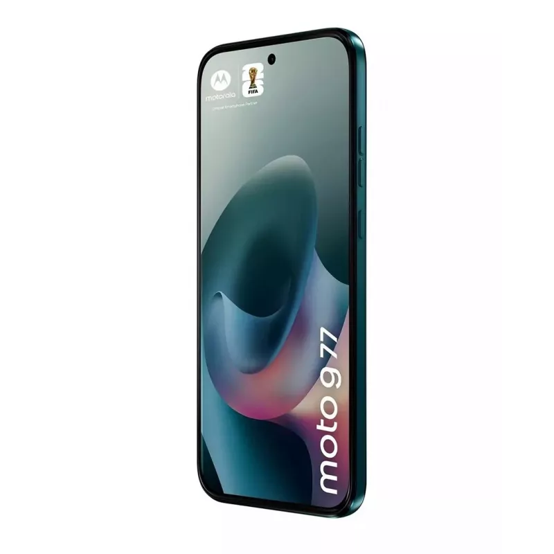 Smartphone Motorola G77 5G 12/256GB Shaded Spruce — 6.78 inch 120Hz pOLED, Dimensity 6400, 108+8MP, NFC, IP64
