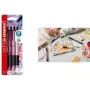Ballpoint pen Stabilo pointball NatureCOLORS, burgundy 4-color set case, non-slip grip, soft ball tip