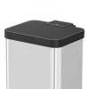 Rectangular Stainless Steel Trash Bin Hailo Öko duo Plus M, 18 L Capacity