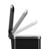 Trash Bin Hailo Öko duo plus M 18 L Rectangular Steel Black