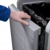 Waste bin Hailo ProfiLine WSB Design Plus XXXL — rectangular ABS grey, Width 500 mm, Depth 470 mm, Height 110 mm