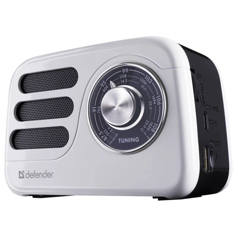Portable speaker DEFENDER SIGNAL with FM/MP3/SD/USB and Bluetooth (5W, antenna)