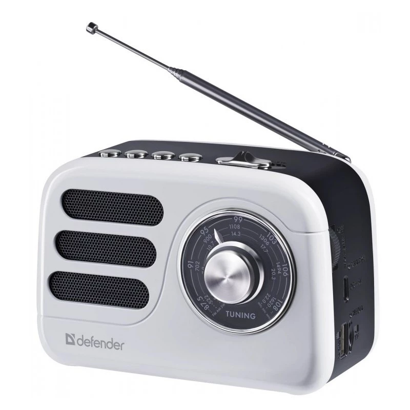 Portable speaker DEFENDER SIGNAL with FM/MP3/SD/USB and Bluetooth (5W, antenna)