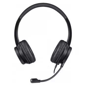 Wired headphones with microphone DEFENDER tune 150 — black, wired stereo headset