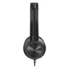 Wired headphones with microphone DEFENDER tune 150 — black, wired stereo headset