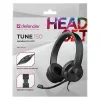 Wired headphones with microphone DEFENDER tune 150 — black, wired stereo headset