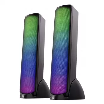 Desktop speakers DEFENDER SKYPULSE 2.0, Bluetooth, USB, 10W, RGB lighting