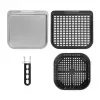 Air Fryer GreenBlue GB950 1800W, 10 L capacity, 8 programs, touch panel, timer, black