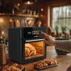 Air Fryer GreenBlue GB950 1800W, 10 L capacity, 8 programs, touch panel, timer, black