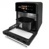 Air Fryer GreenBlue GB950 1800W, 10 L capacity, 8 programs, touch panel, timer, black