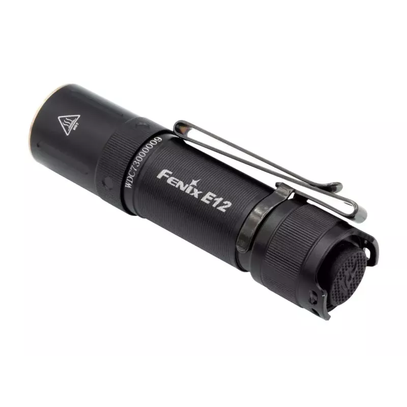 Hand flashlight Fenix E12 V2.0 Black LED Aluminium IP68 50000h